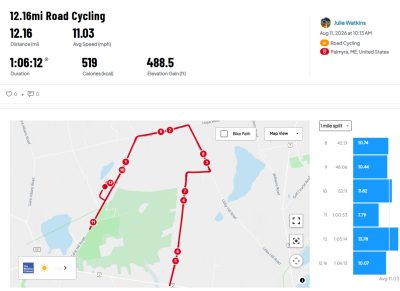 Cycling route